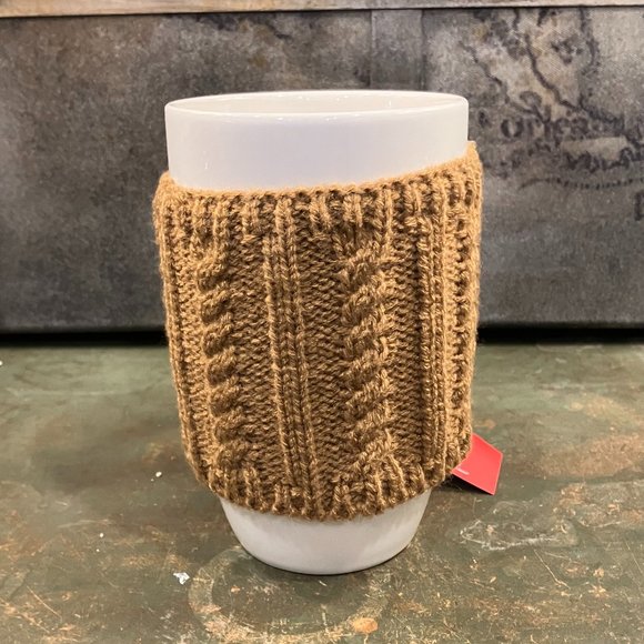 Warm Wishes Taupe 18oz Sweater Mug - Picture 2 of 7